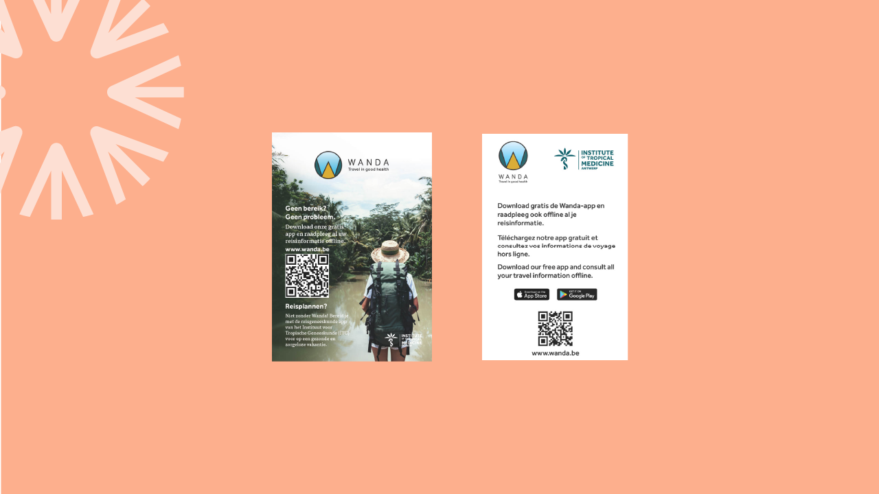 Reisvaccinaties WANDA (promomaterialen)