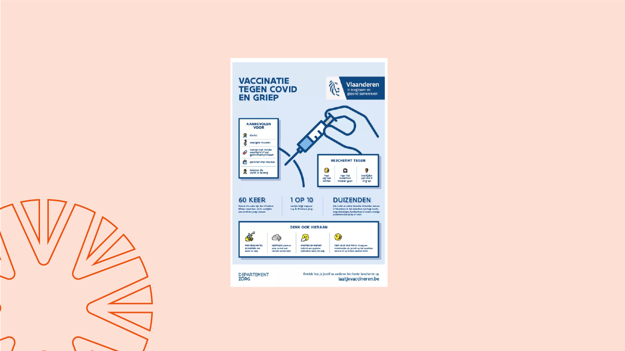 Infographic 'covid en griep'