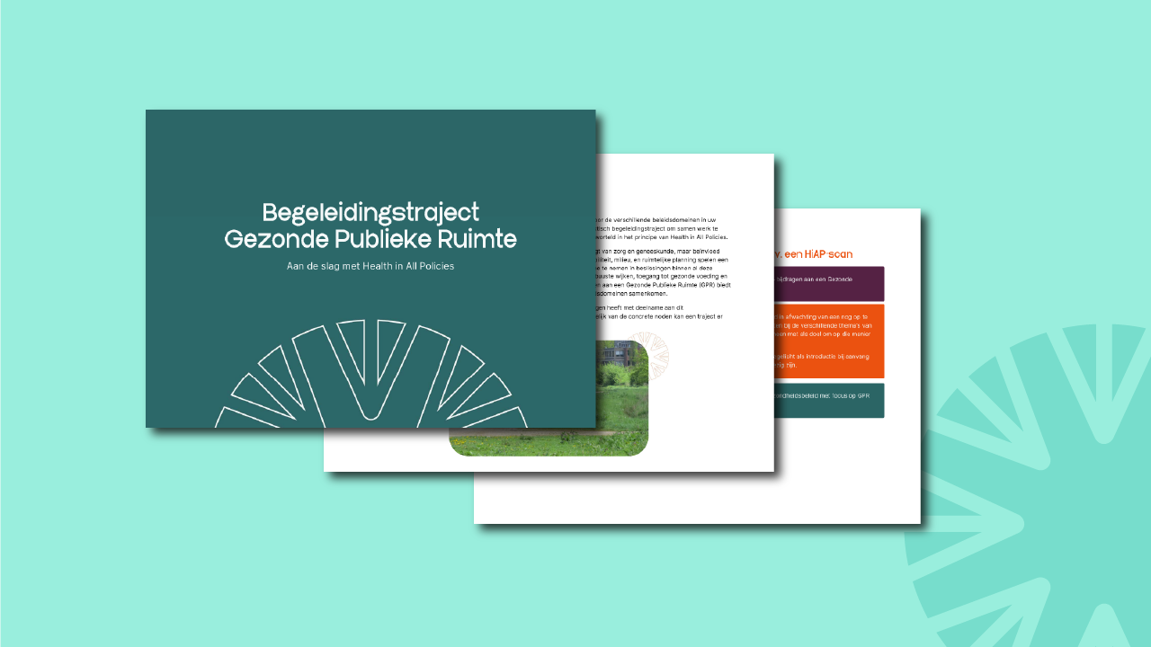 Digitale infobrochure: Begeleidingstraject Gezonde Publieke Ruimte