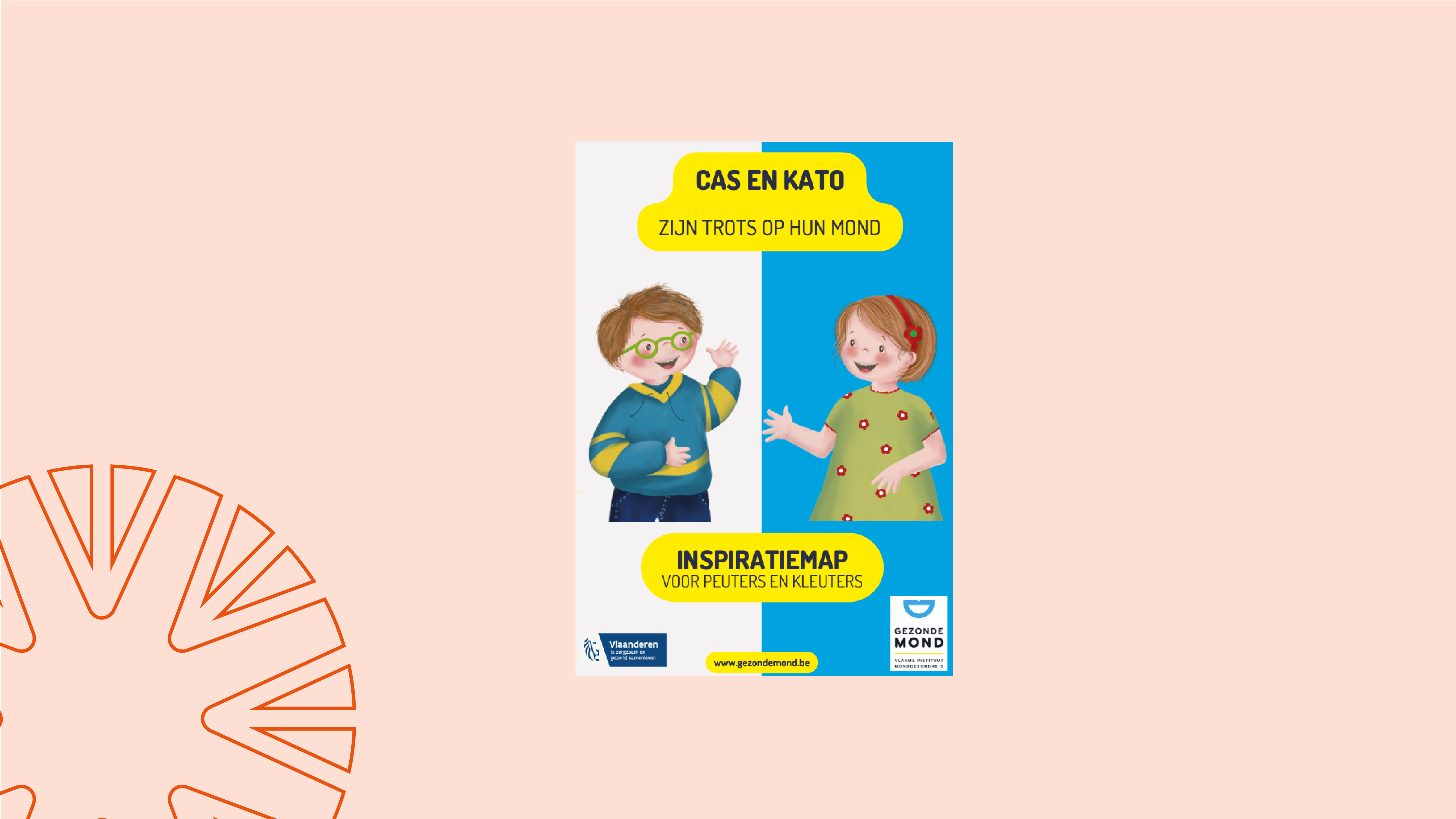 Cas en Kato hebben verzorgde tanden