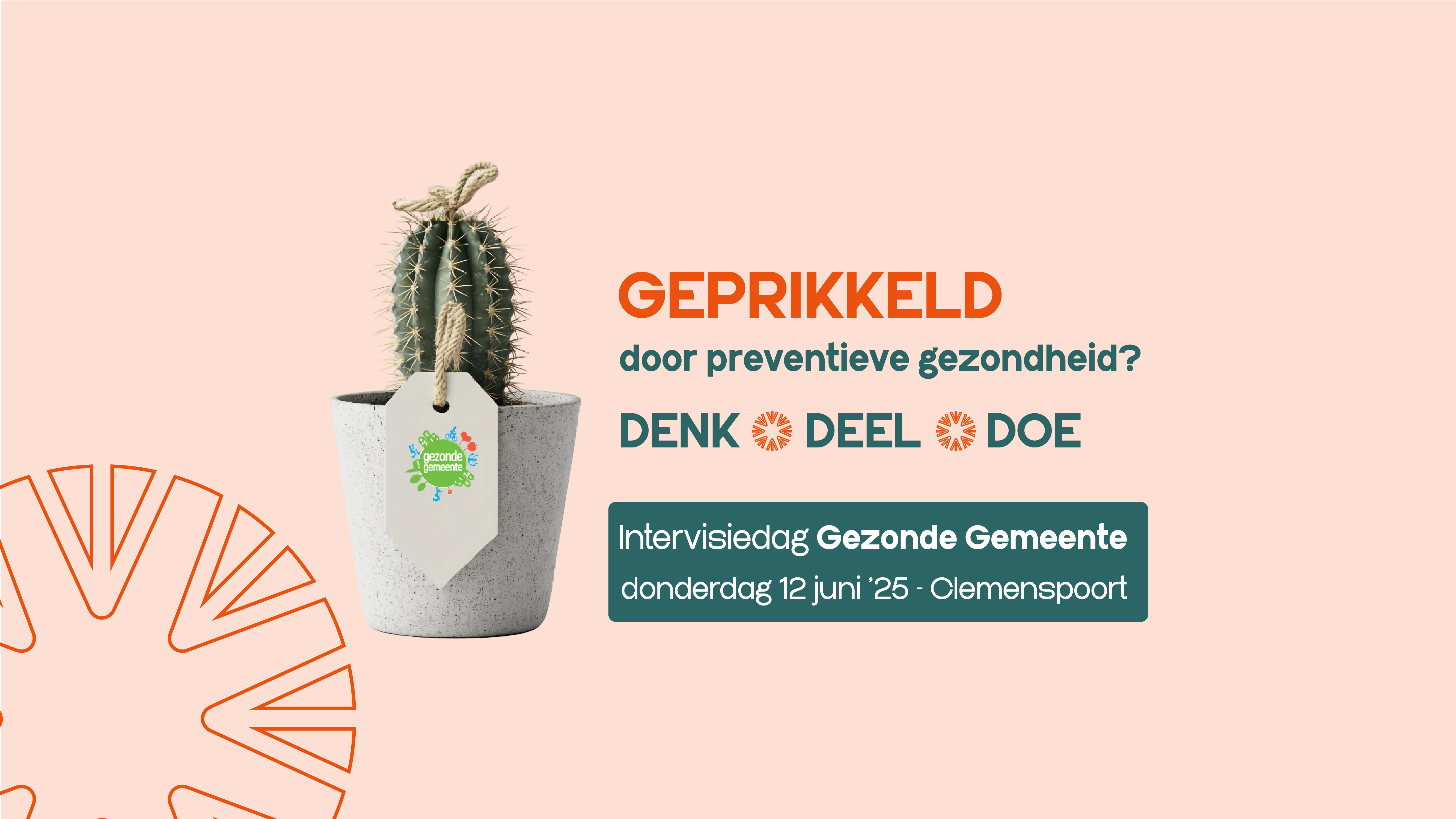 Geprikkeld door preventieve gezondheid? Denk, deel, doe! - Inspiratiedag