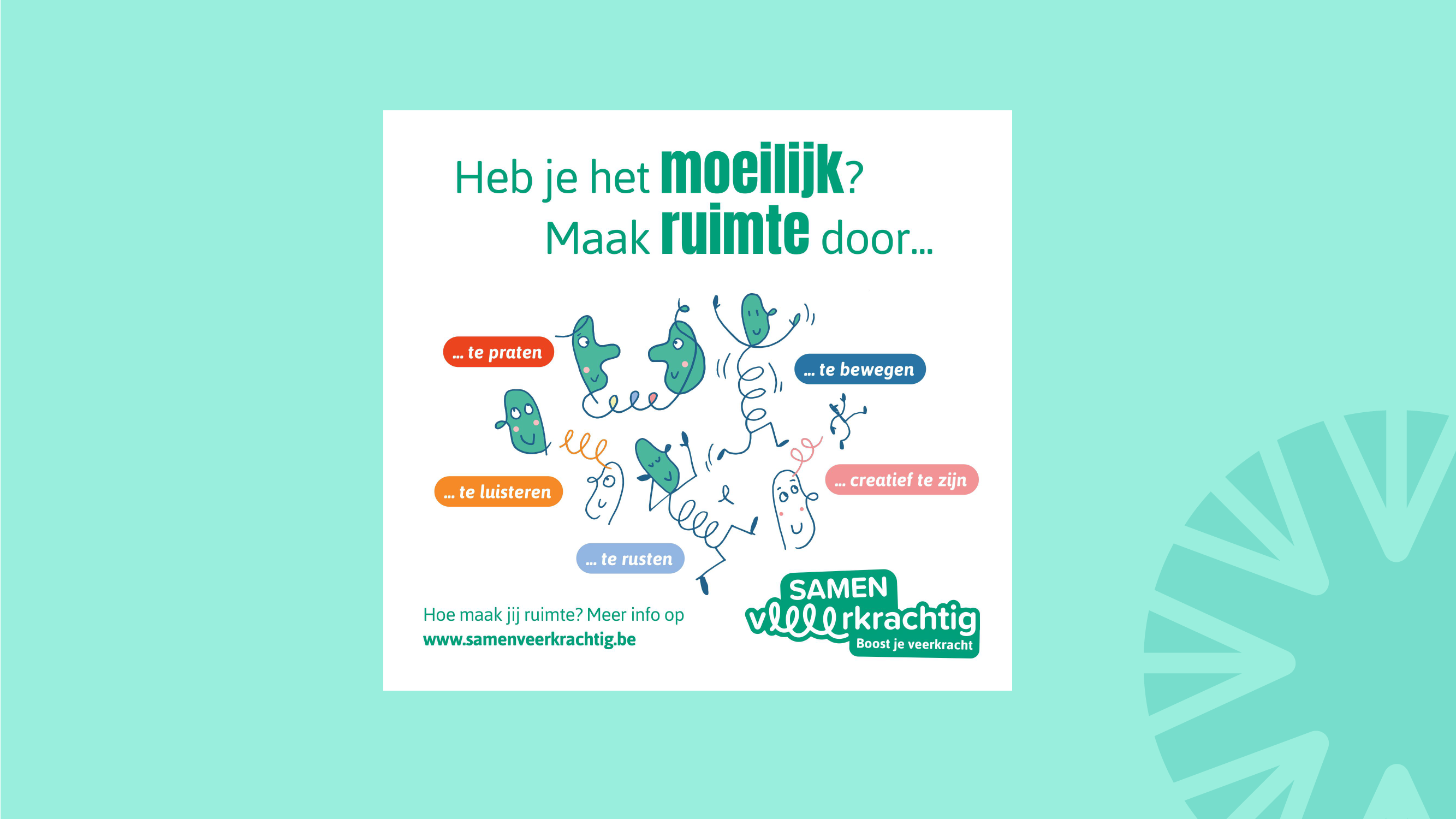 Spiegelsticker 10-daagse van de Geestelijke Gezondheid