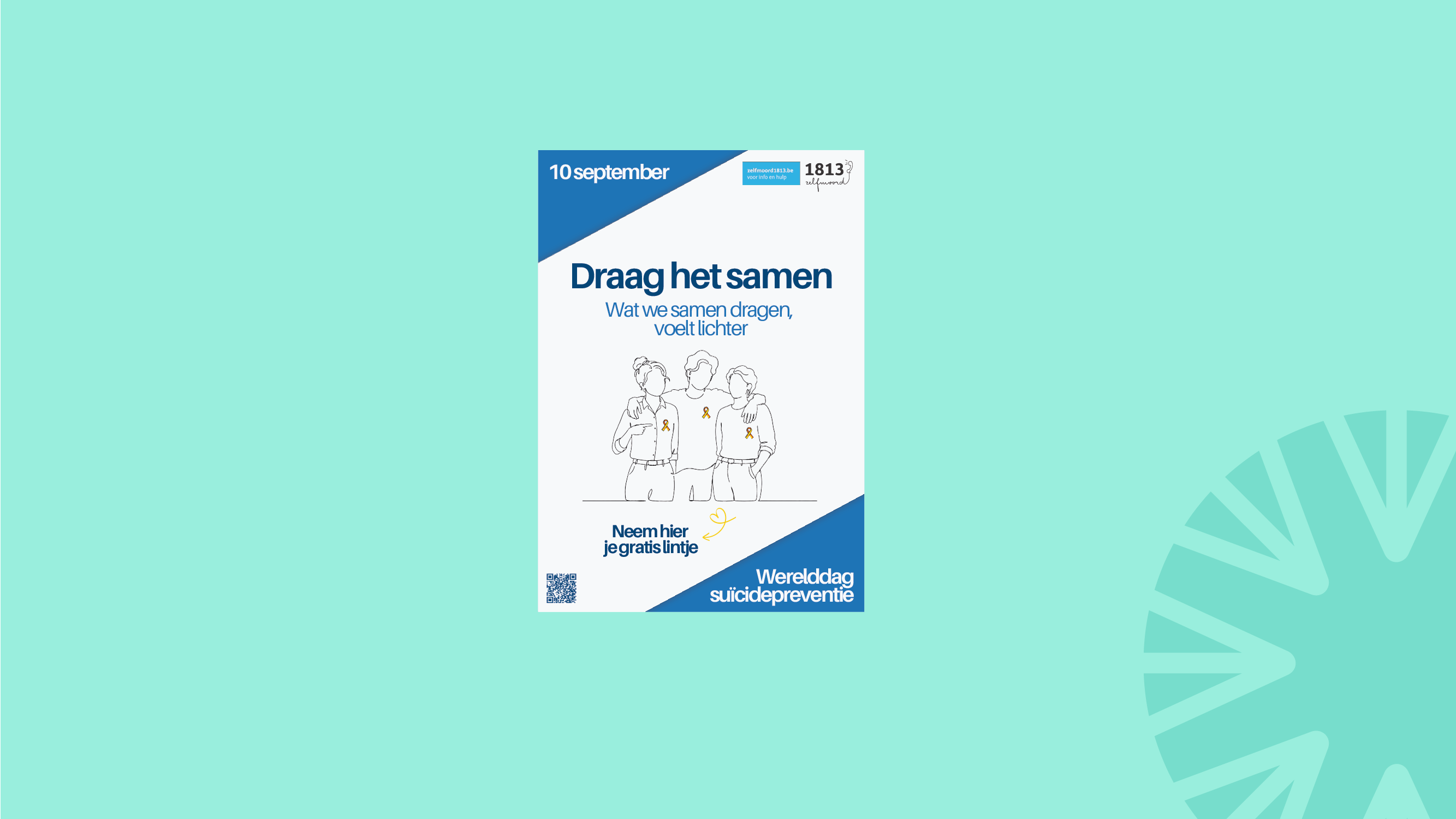 Affiche Werelddag suïcidepreventie