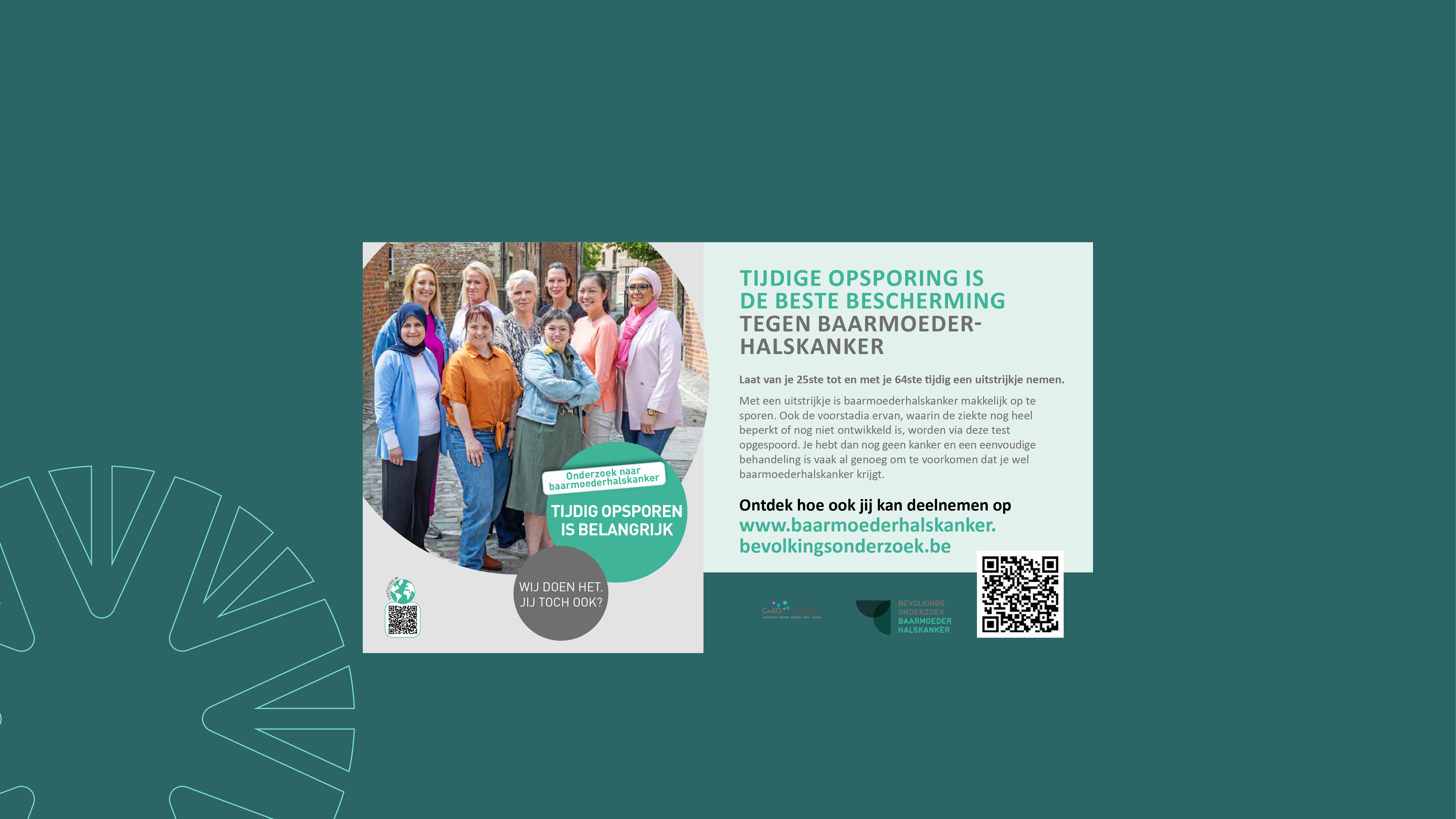 Digitaal materiaal: pancarte Bevolkingsonderzoek Baarmoederhalskanker