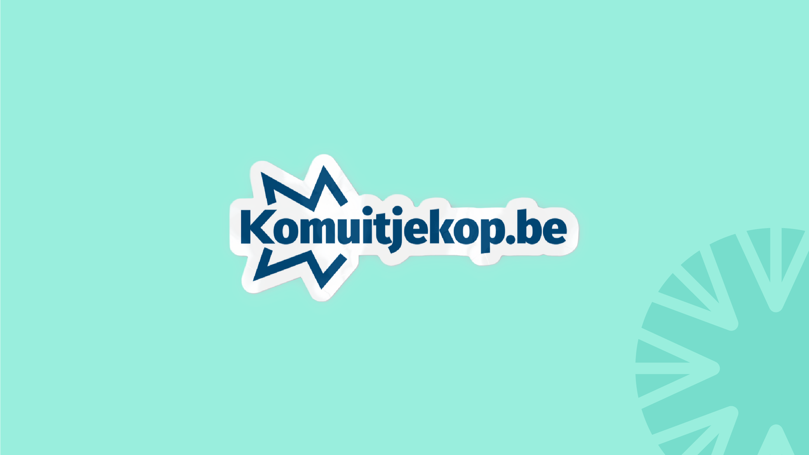 Sticker 'Kom Uit Je Kop'